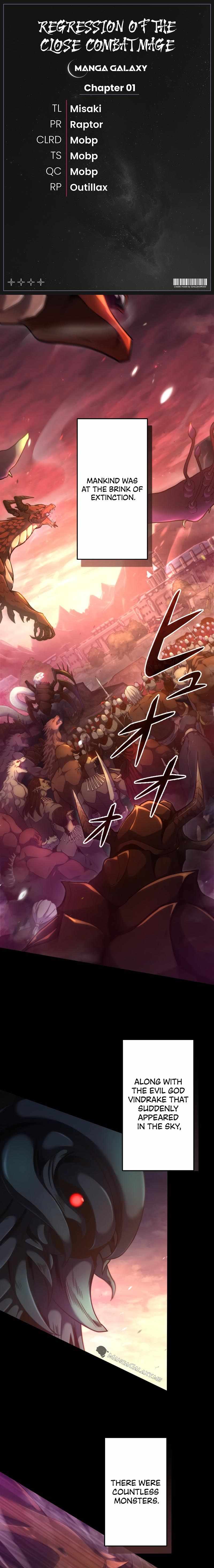 Regression of the Close Combat Mage Chapter 1 - Page 1