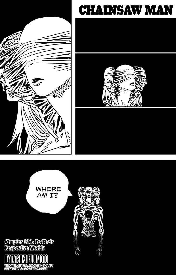 Chainsaw man Chapter 190 - Page 1