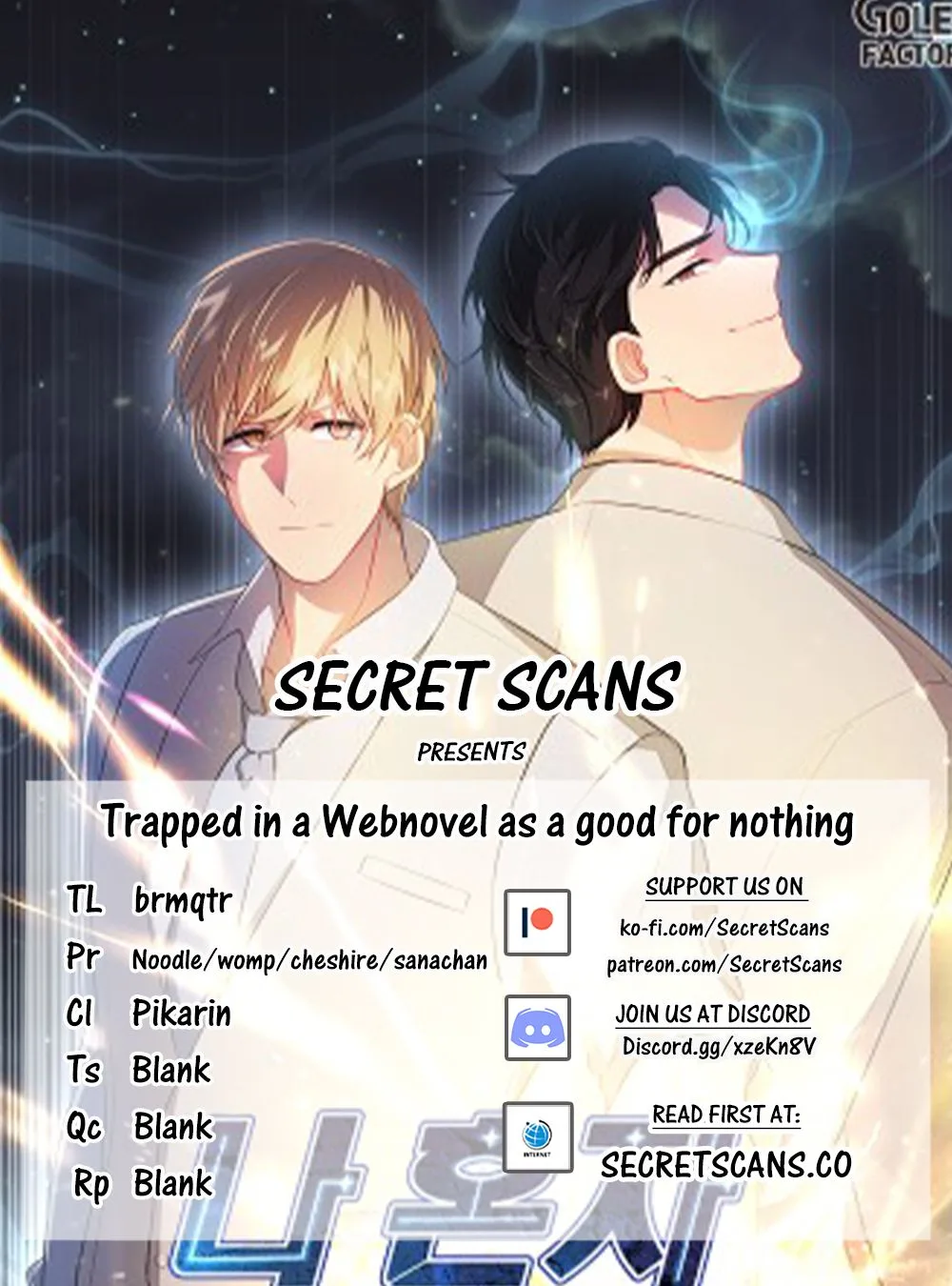 Trapped in a Webnovel as a Good for Nothing Chapter 1 - Page 1