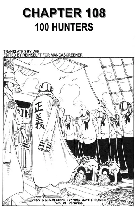 One Piece Chapter 108 - Page 1