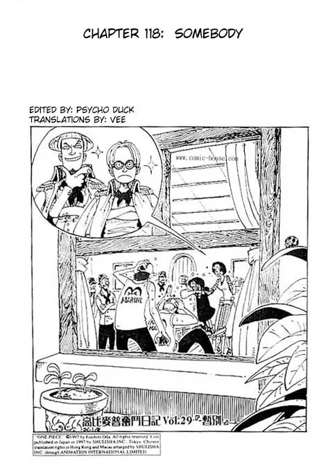 One Piece Chapter 118 - Page 1