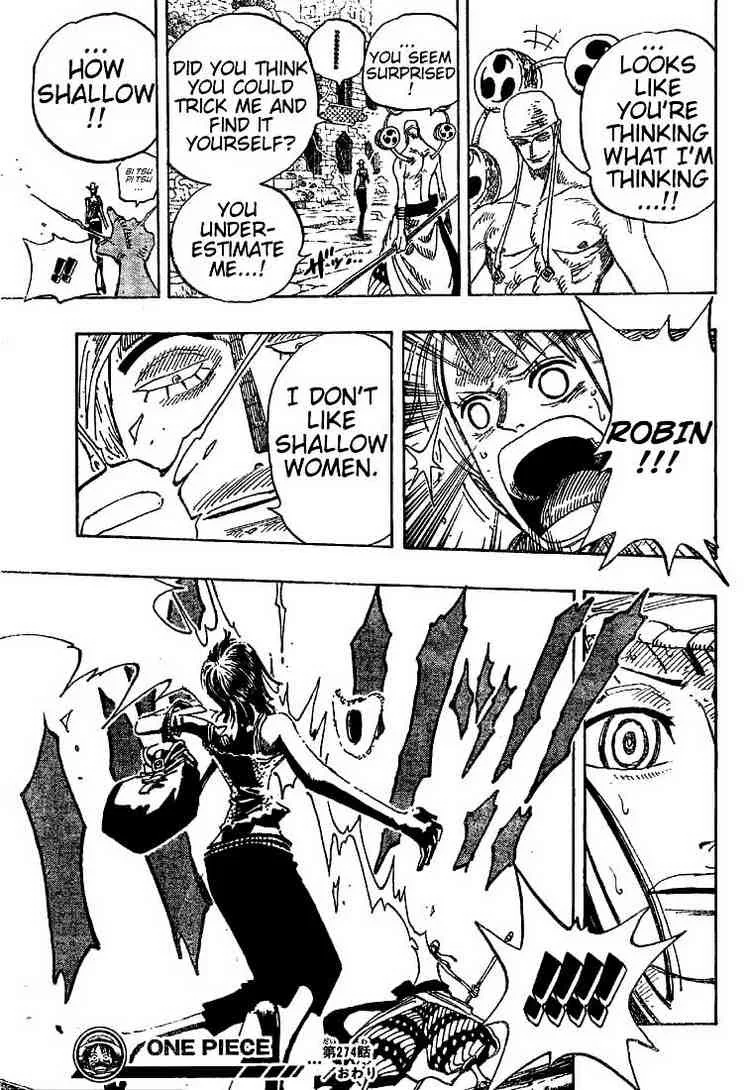 One Piece Chapter 274 - Page 20