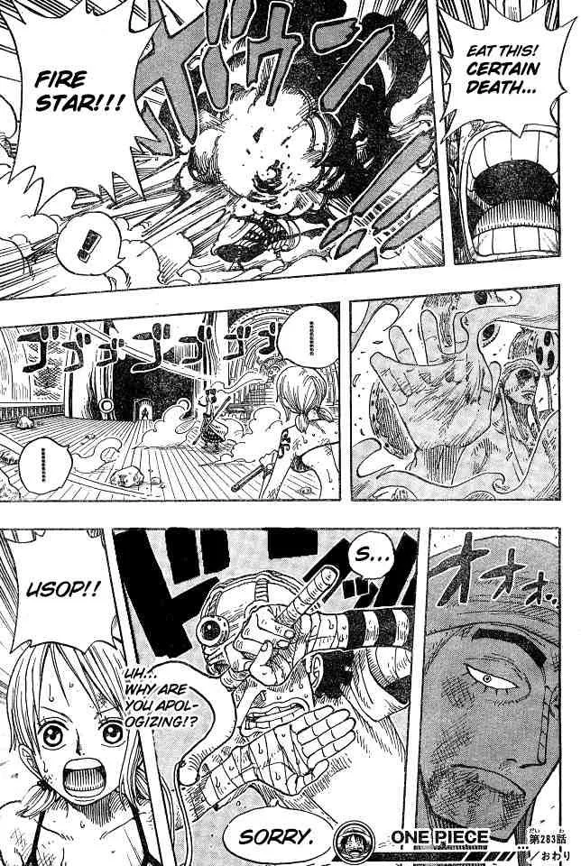 One Piece Chapter 283 - Page 19