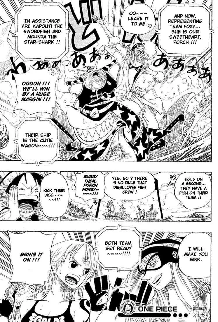 One Piece Chapter 306 - Page 19