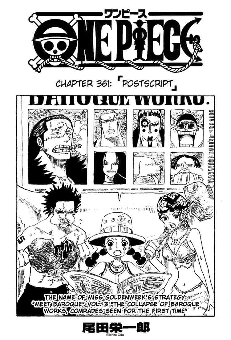 One Piece Chapter 361 - Page 1