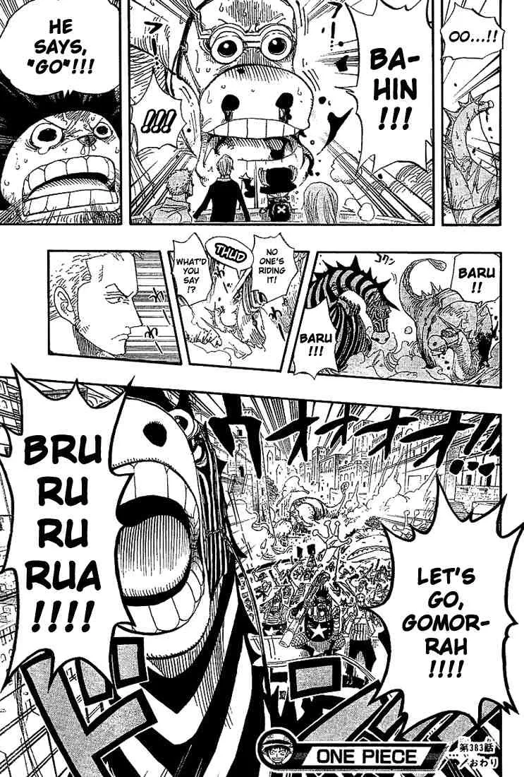 One Piece Chapter 383 - Page 17