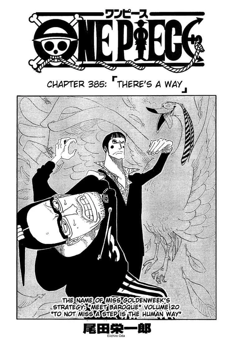 One Piece Chapter 385 - Page 1