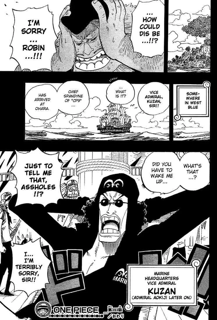 One Piece Chapter 393 - Page 19