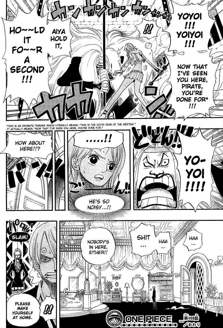 One Piece Chapter 400 - Page 18