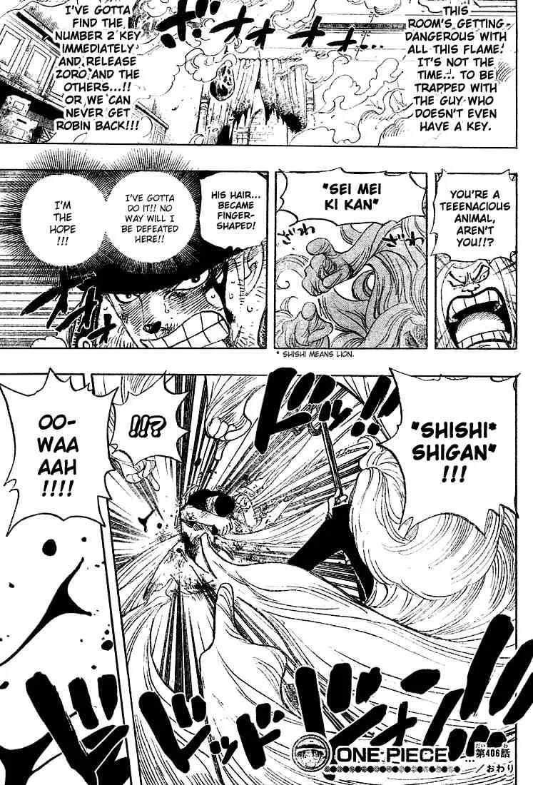 One Piece Chapter 406 - Page 18
