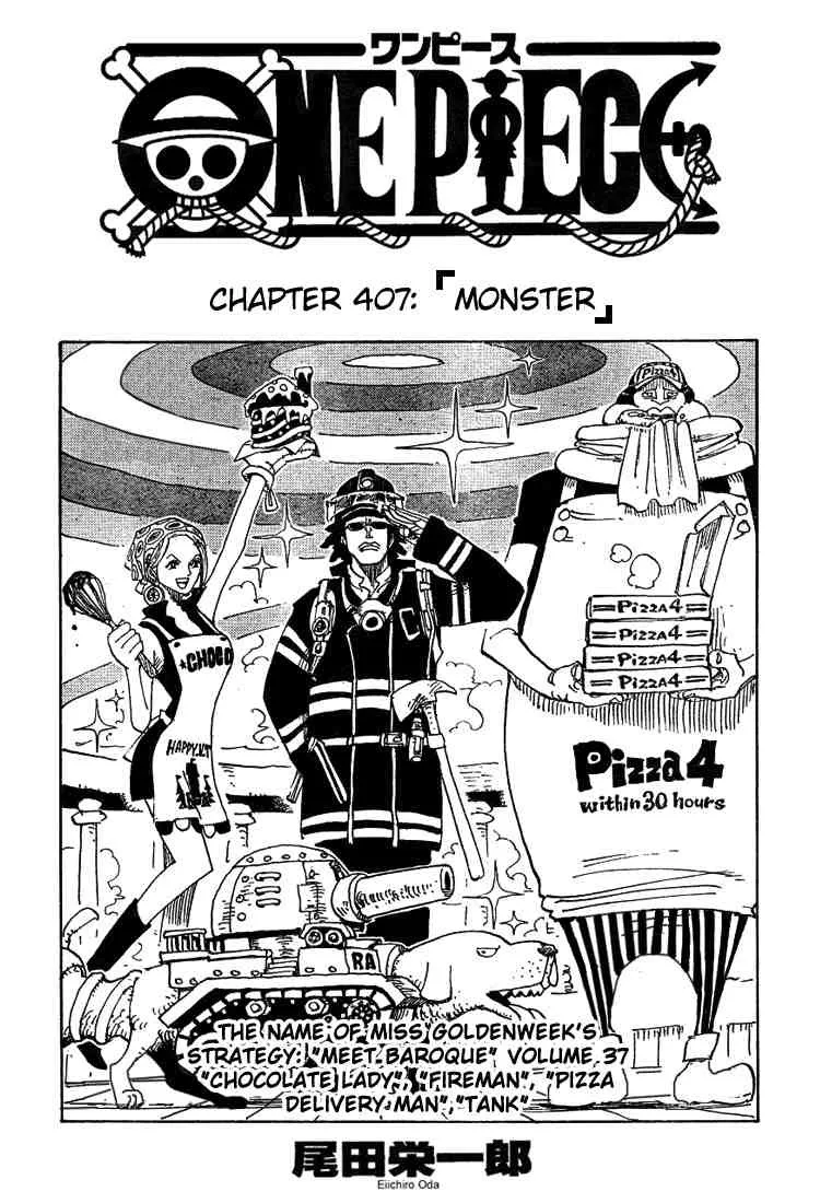 One Piece Chapter 407 - Page 1