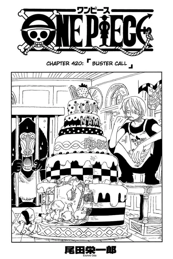 One Piece Chapter 420 - Page 1