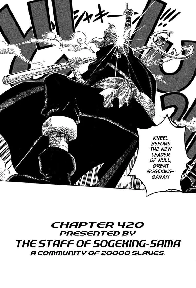 One Piece Chapter 420 - Page 19