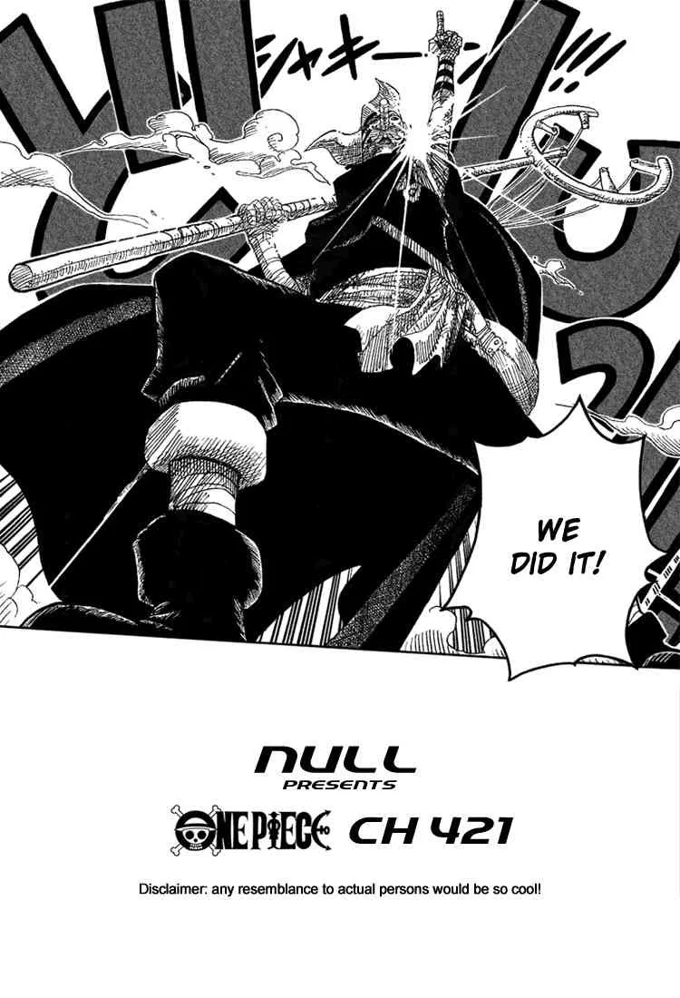 One Piece Chapter 421 - Page 18