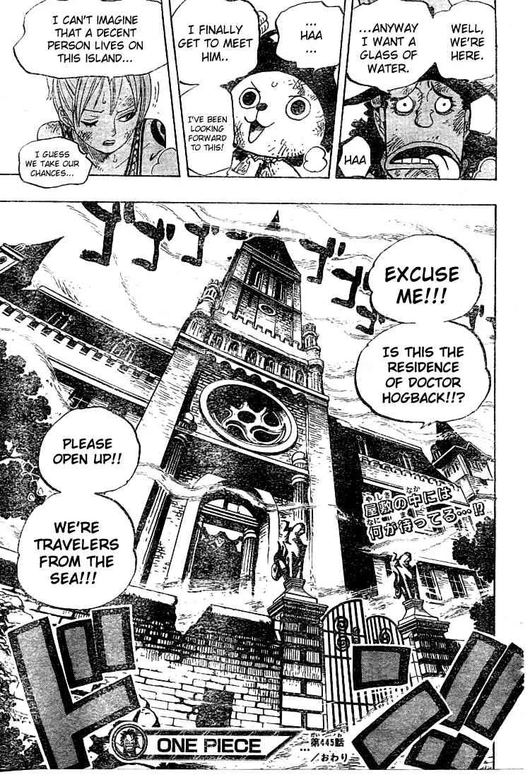 One Piece Chapter 445 - Page 17