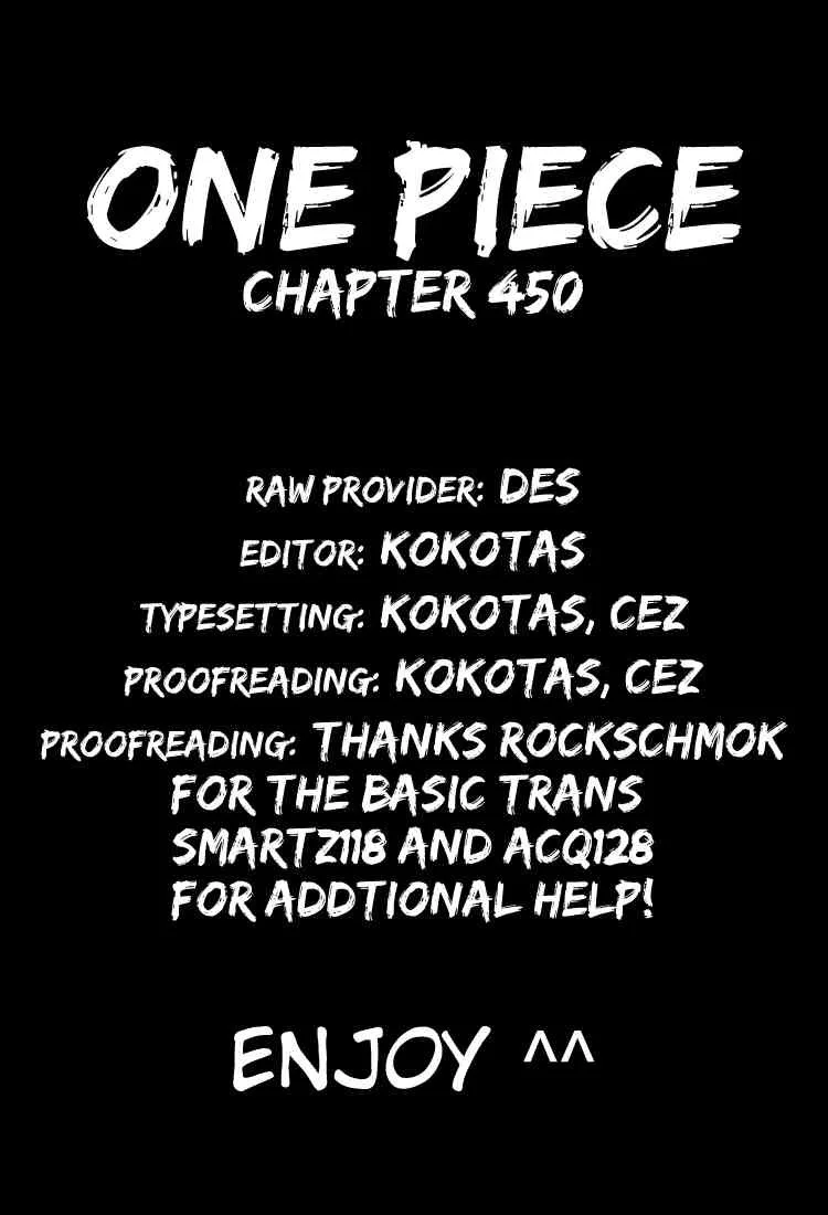 One Piece Chapter 450 - Page 20