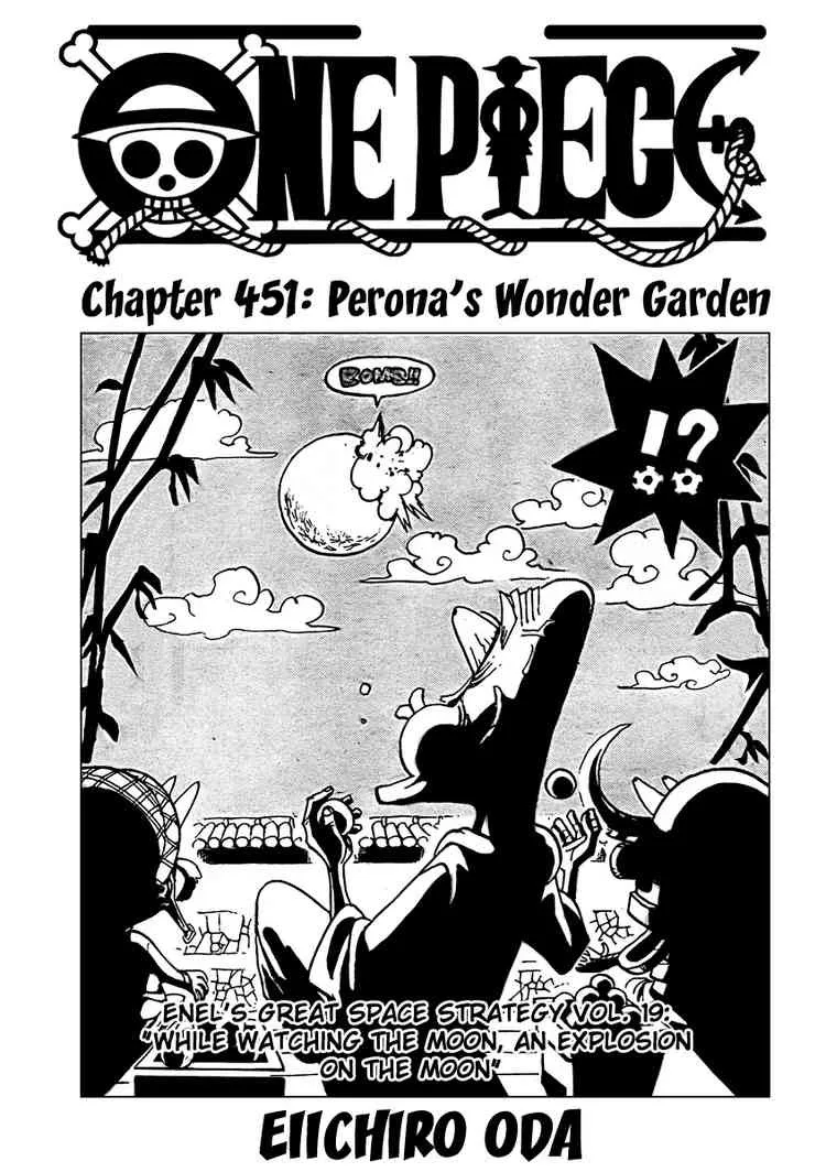 One Piece Chapter 451 - Page 1