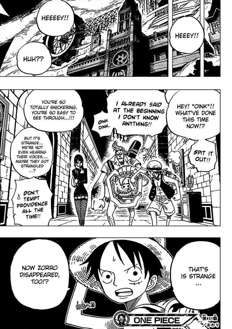 One Piece Chapter 451 - Page 18