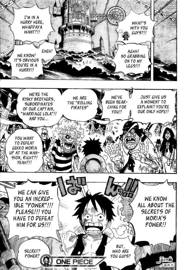 One Piece Chapter 475 - Page 18