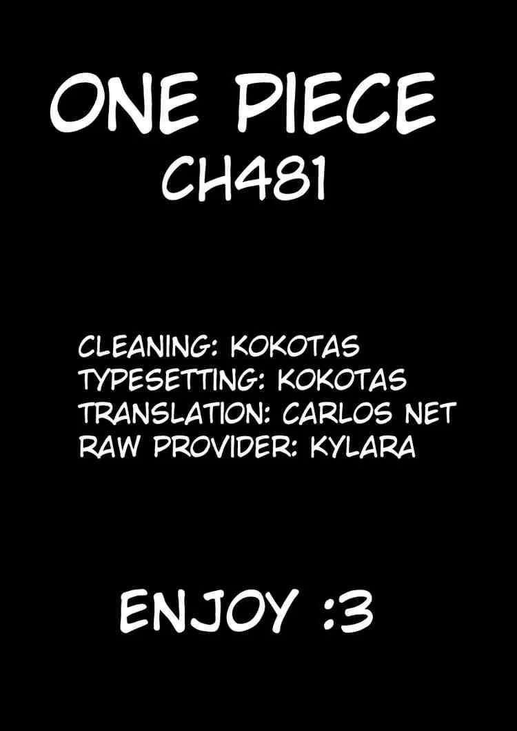 One Piece Chapter 481 - Page 18