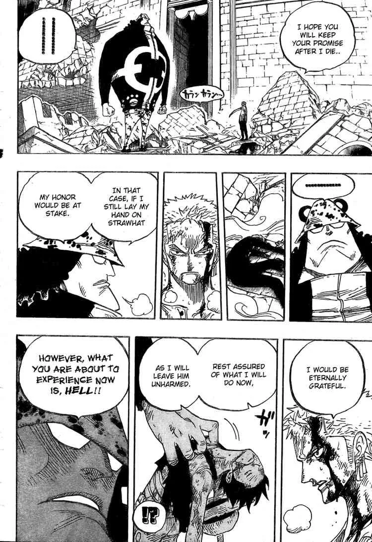 One Piece Chapter 485 - Page 14