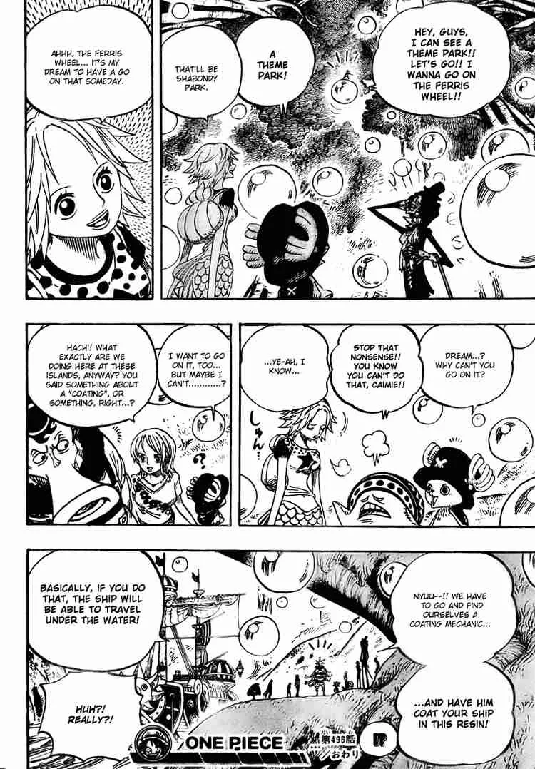 One Piece Chapter 496 - Page 17