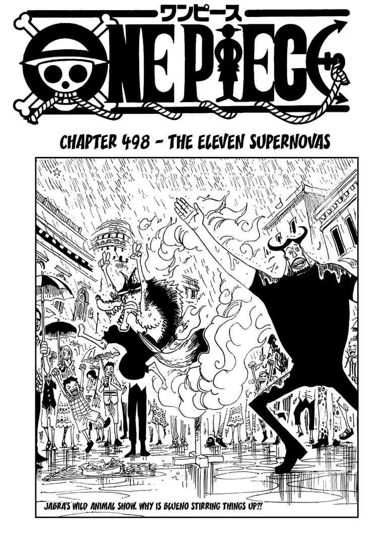 One Piece Chapter 498 - Page 1