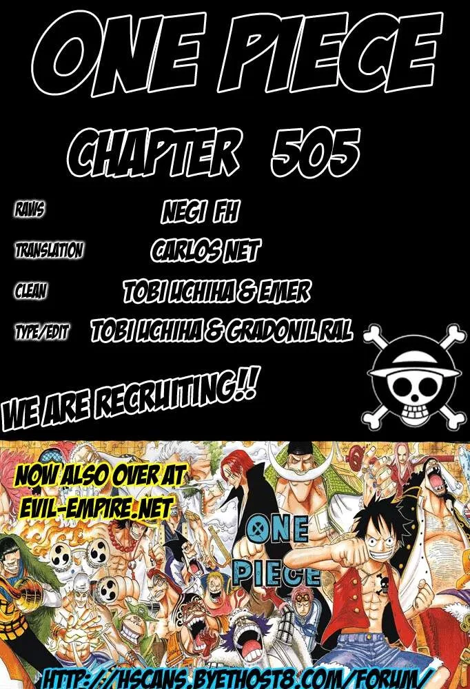 One Piece Chapter 505 - Page 19