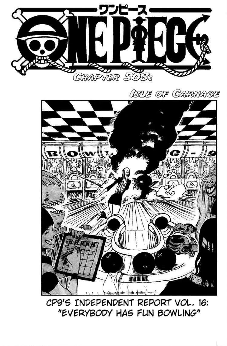 One Piece Chapter 508 - Page 1