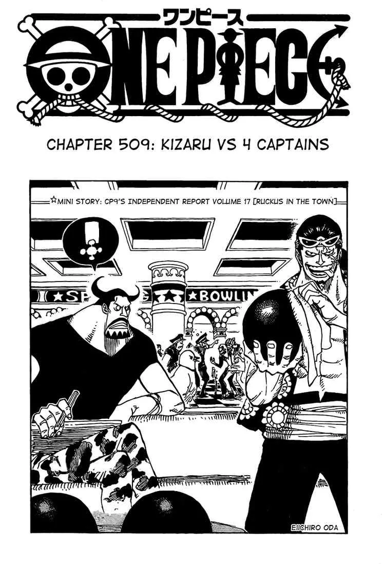 One Piece Chapter 509 - Page 1