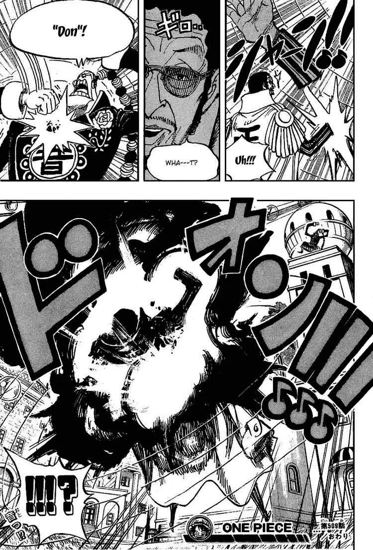One Piece Chapter 509 - Page 19