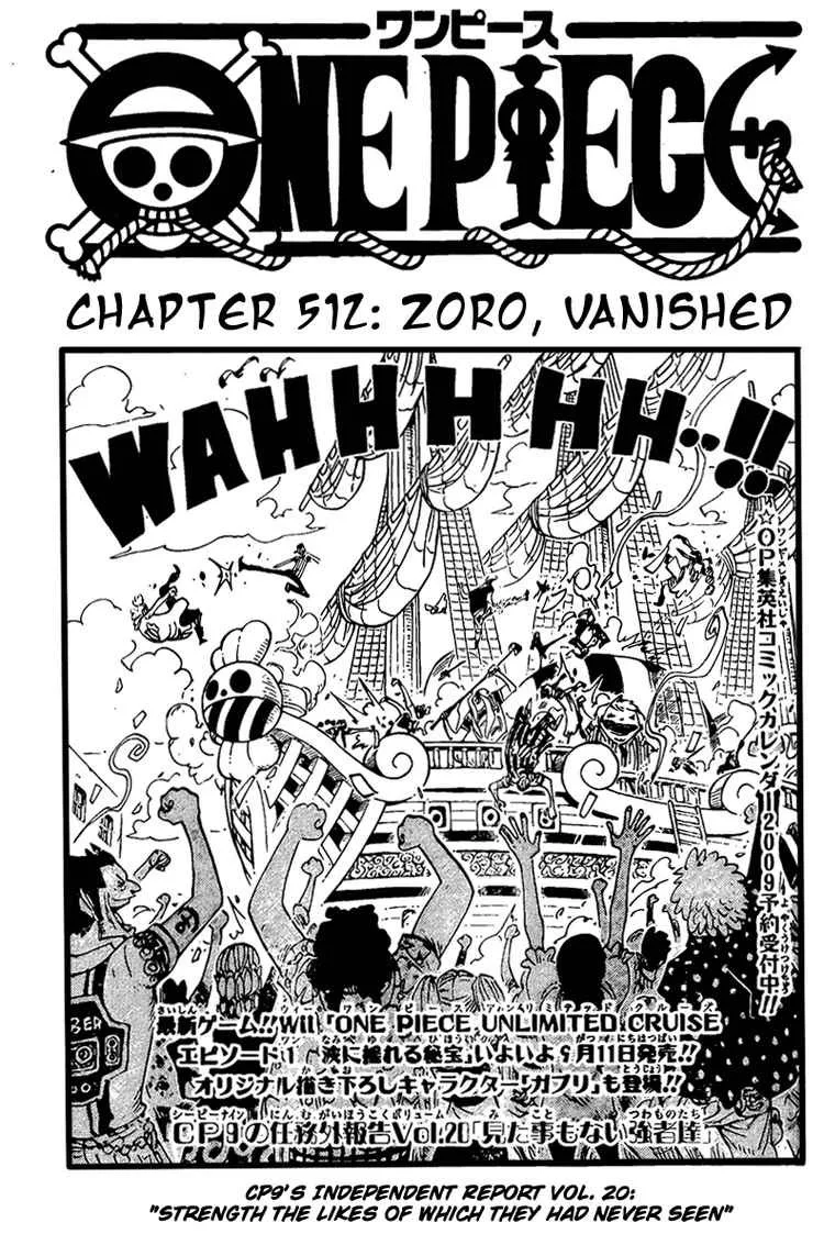 One Piece Chapter 512 - Page 1