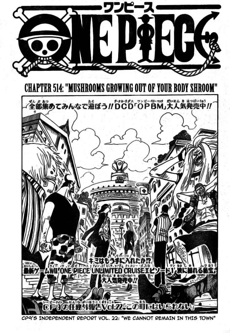 One Piece Chapter 514 - Page 1