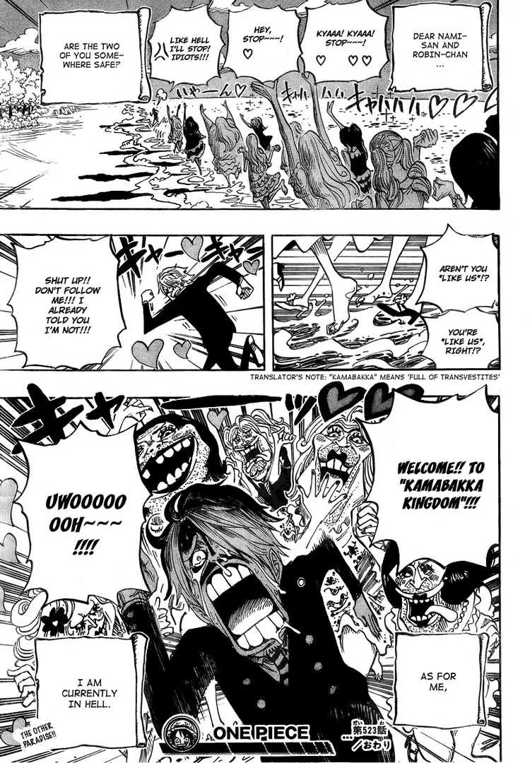 One Piece Chapter 523 - Page 19