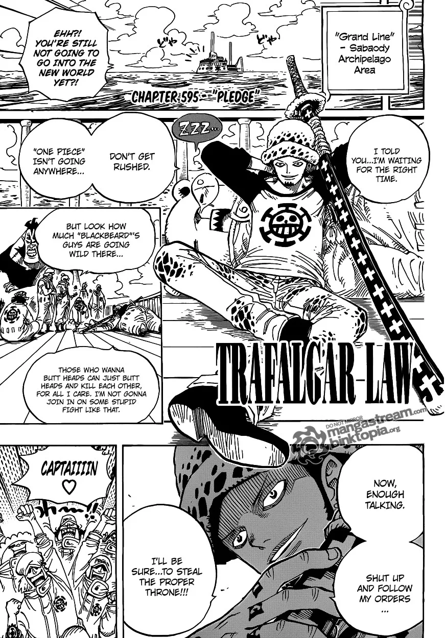 One Piece Chapter 595 - Page 2