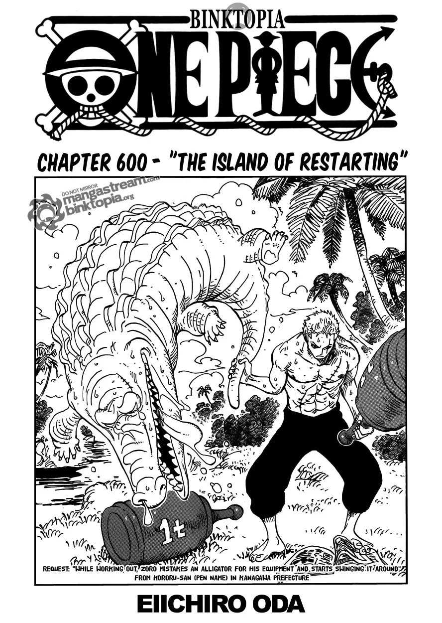 One Piece Chapter 600 - Page 1