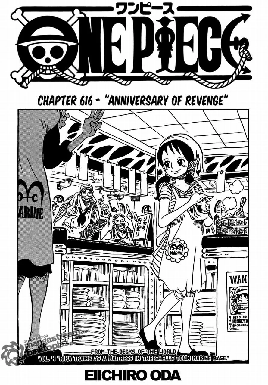 One Piece Chapter 616 - Page 1