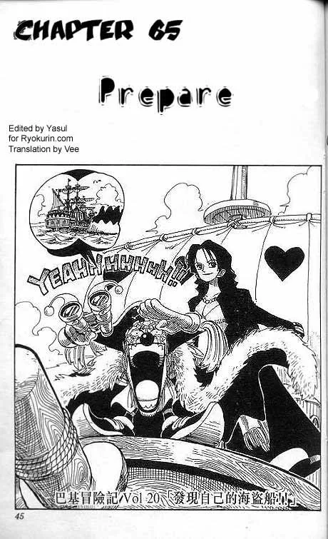 One Piece Chapter 65 - Page 1