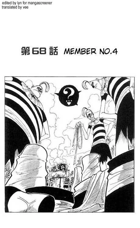 One Piece Chapter 68 - Page 1
