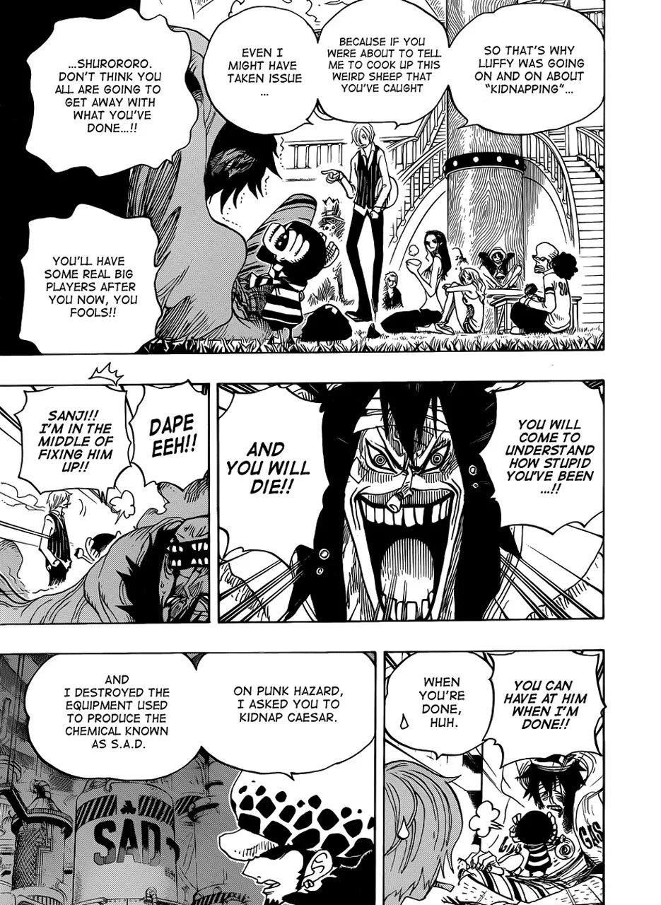 One Piece Chapter 698 - Page 13