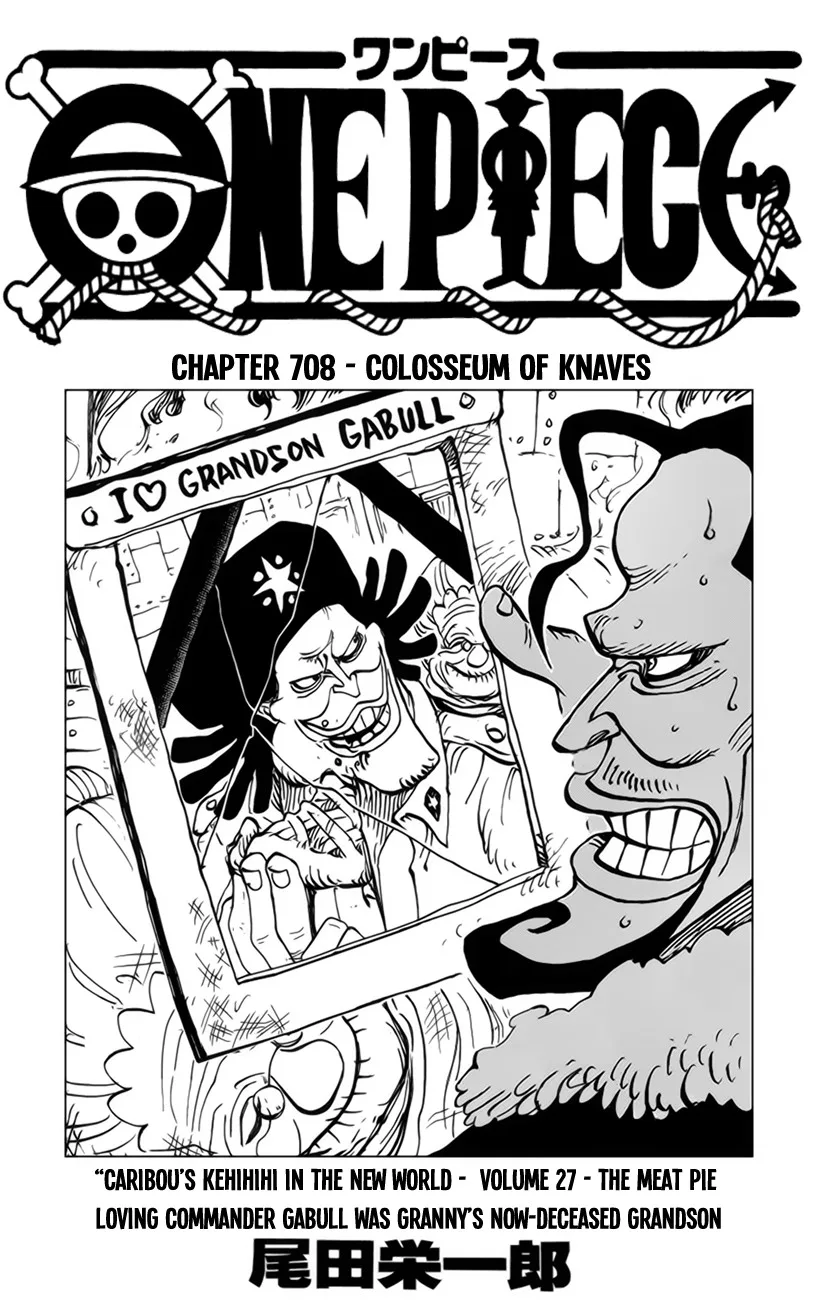 One Piece Chapter 708 - Page 1
