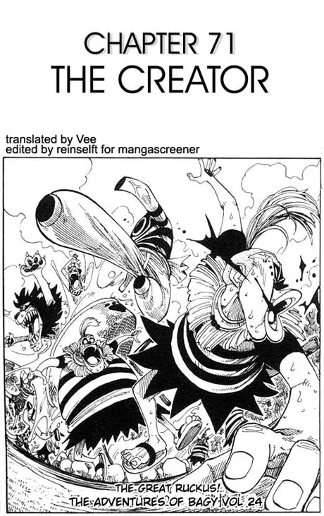 One Piece Chapter 71 - Page 1