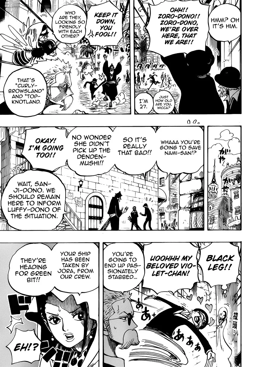 One Piece Chapter 722 - Page 13