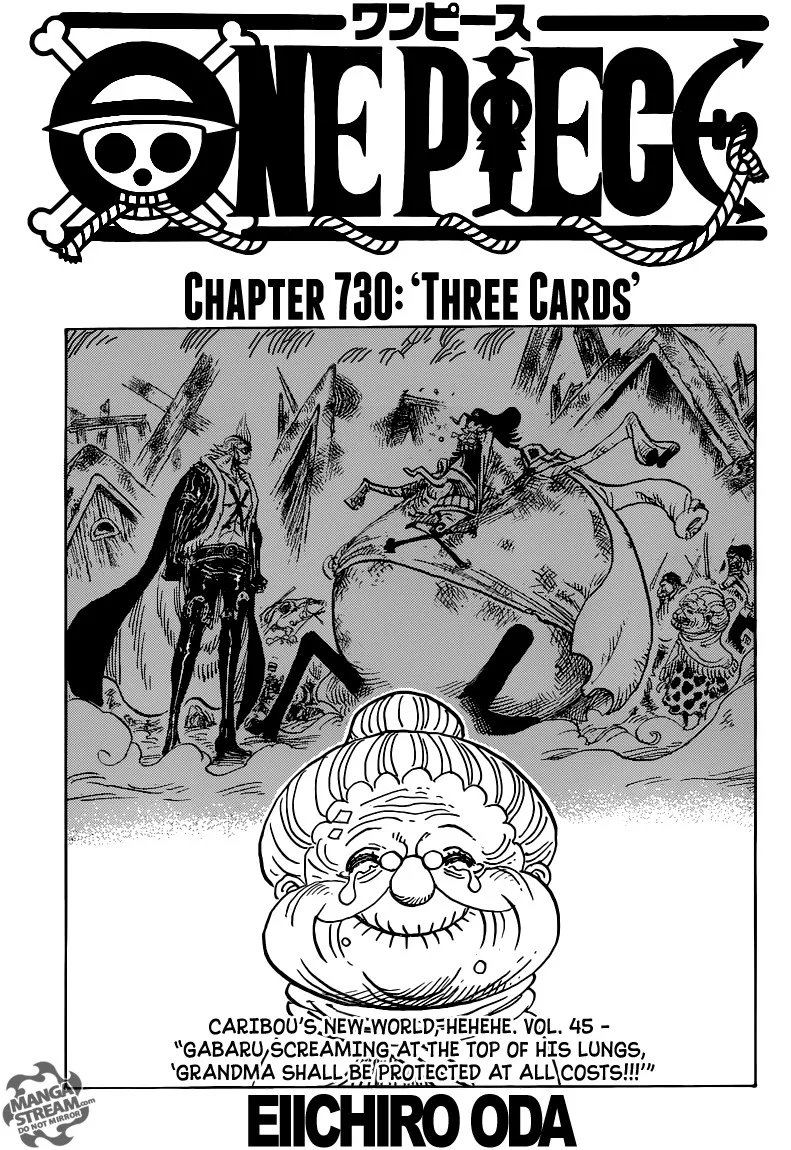 One Piece Chapter 730 - Page 1