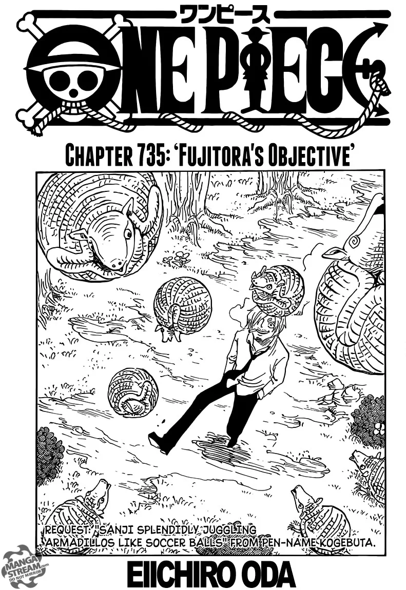 One Piece Chapter 735 - Page 1