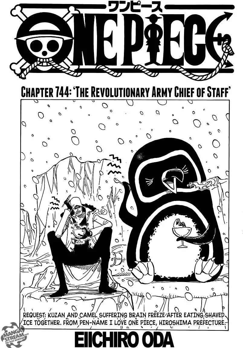 One Piece Chapter 744 - Page 1