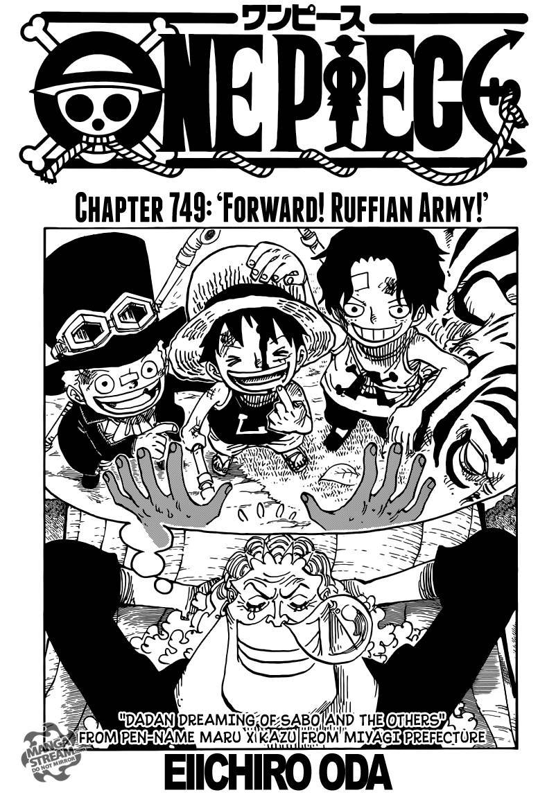 One Piece Chapter 749 - Page 1