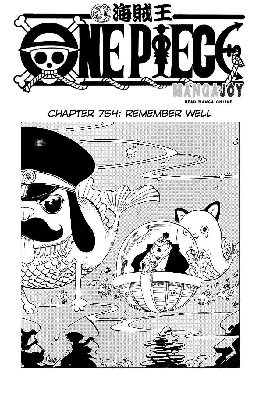 One Piece Chapter 754 - Page 1