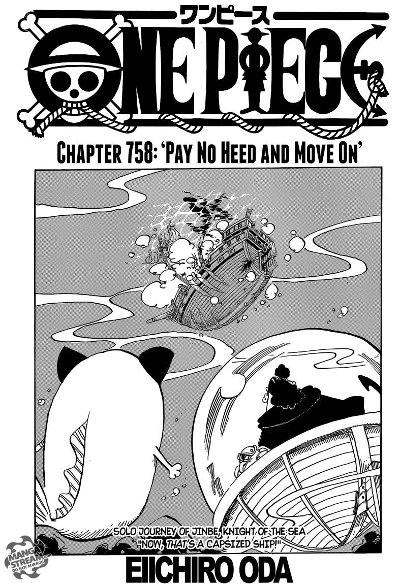 One Piece Chapter 758 - Page 1