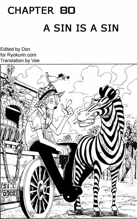 One Piece Chapter 80 - Page 1